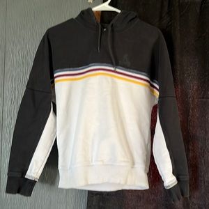 PALACE x Adidas Striped Hoodie- X-small